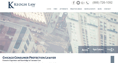 Desktop Screenshot of keoghlaw.com