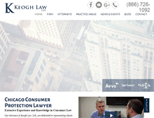 Tablet Screenshot of keoghlaw.com